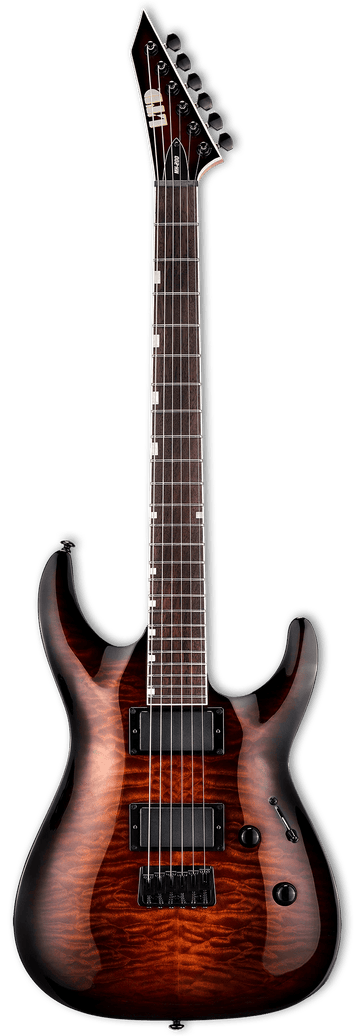 MH-200 HT QM Dark Brown Sunburst