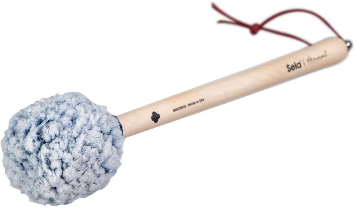 Baguette de gong Vikrampal Deep Earth - Petit, bleu givré
