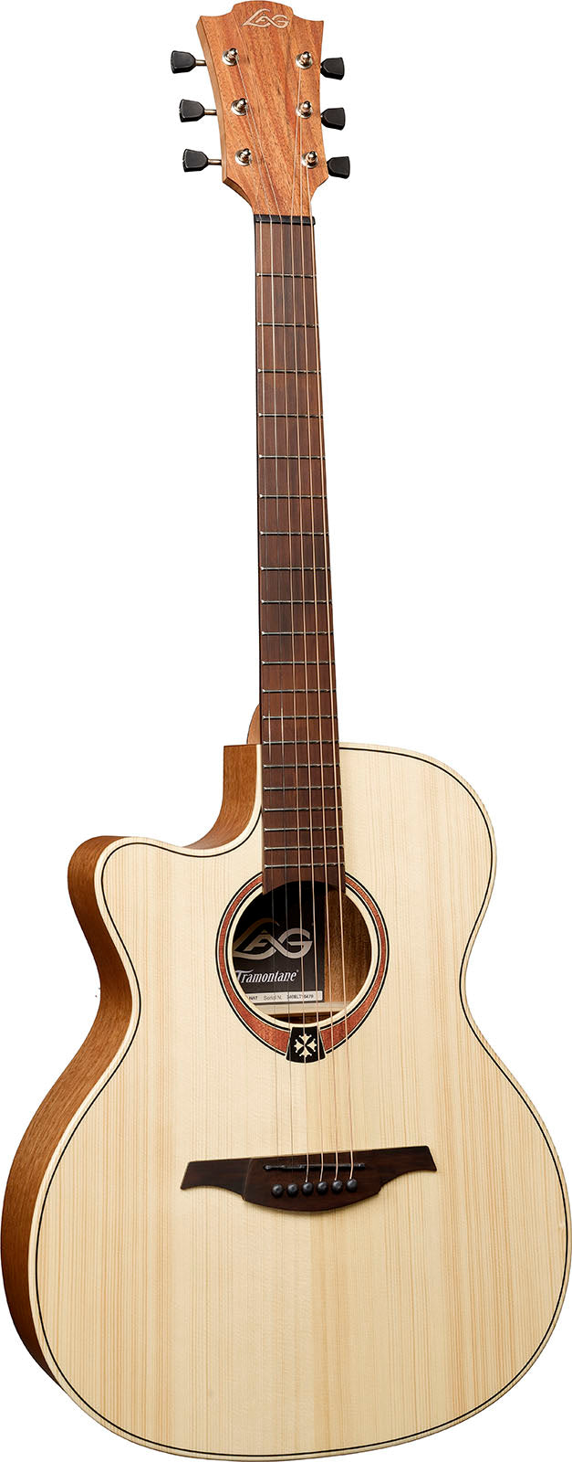 TL70ACE-NAT TRAMONTANE AUDITORIUM GAUCHER CUTAWAY ÉLECTRO NATURELLE