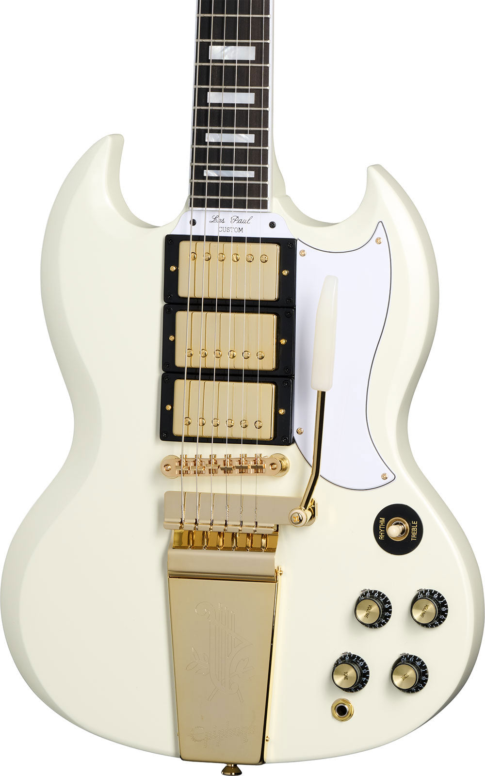 Les Paul SG Custom 1963 Maestro Vibrola Classic White IBGCSO