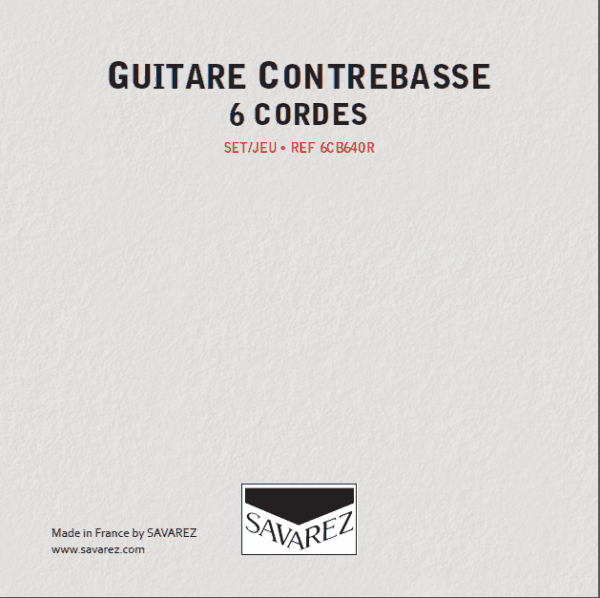 6CB640R Guitare Classique Basse - Octave Inferieure