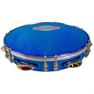 C-PF10-01B - Pandeiro 10" Bleu - Peau Bleue