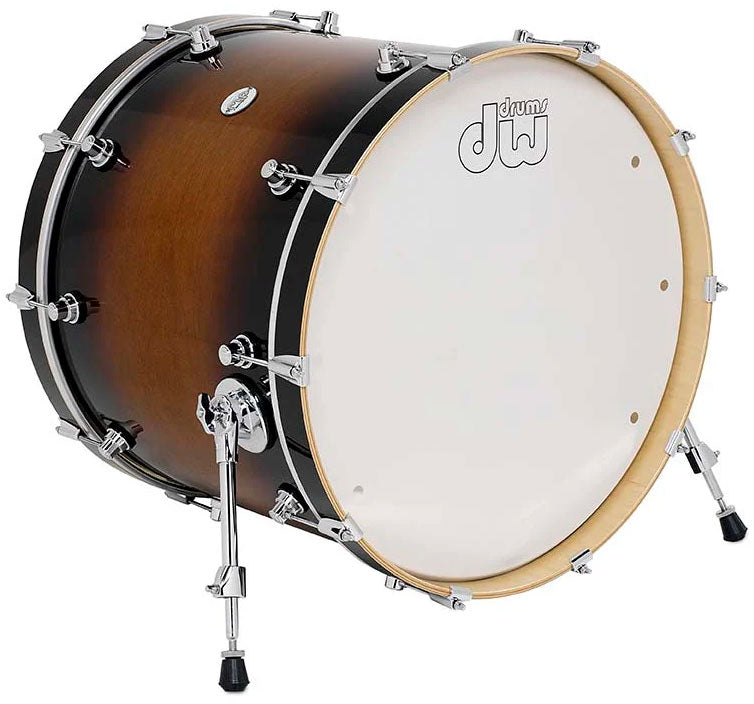 DW Drum Workshop 22X18 Design Tobacco Burst