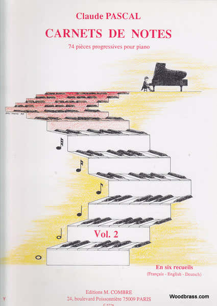Pascal Claude - Carnets De Notes Vol.2 - Piano