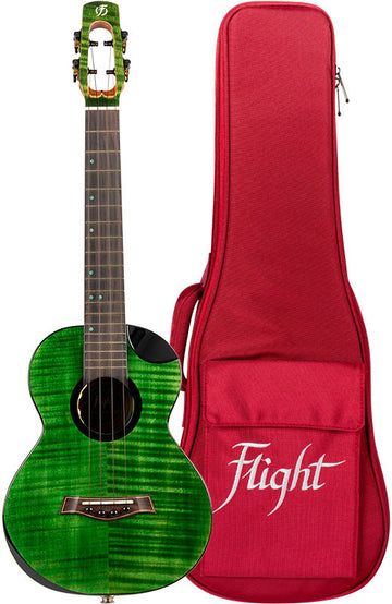 Comet Tenor All Solid Electro Ukulele - Green