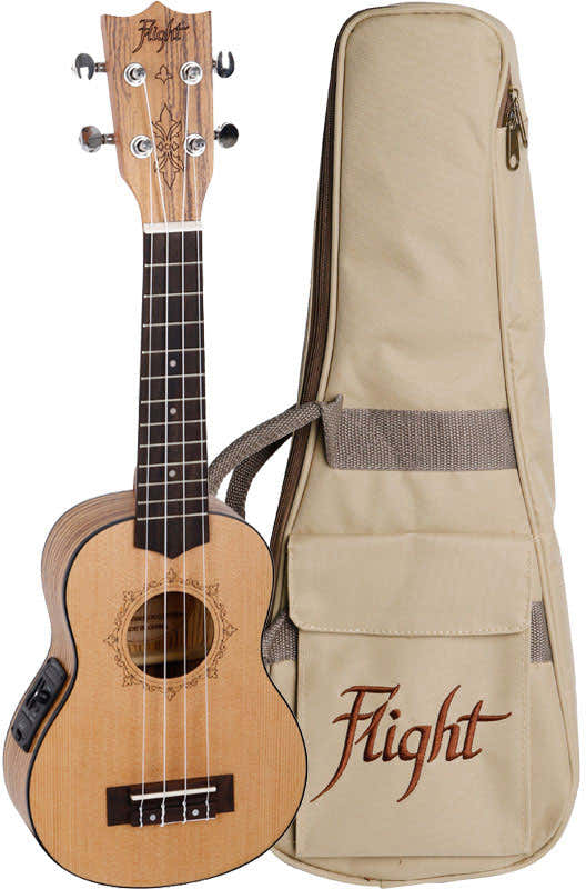 DUS320CEQ Soprano Electro-Acoustic Ukulele