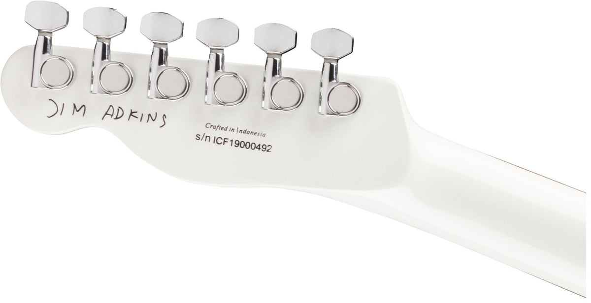 Telecaster JA-90 Thinline Signature Jim Adkins LRL White