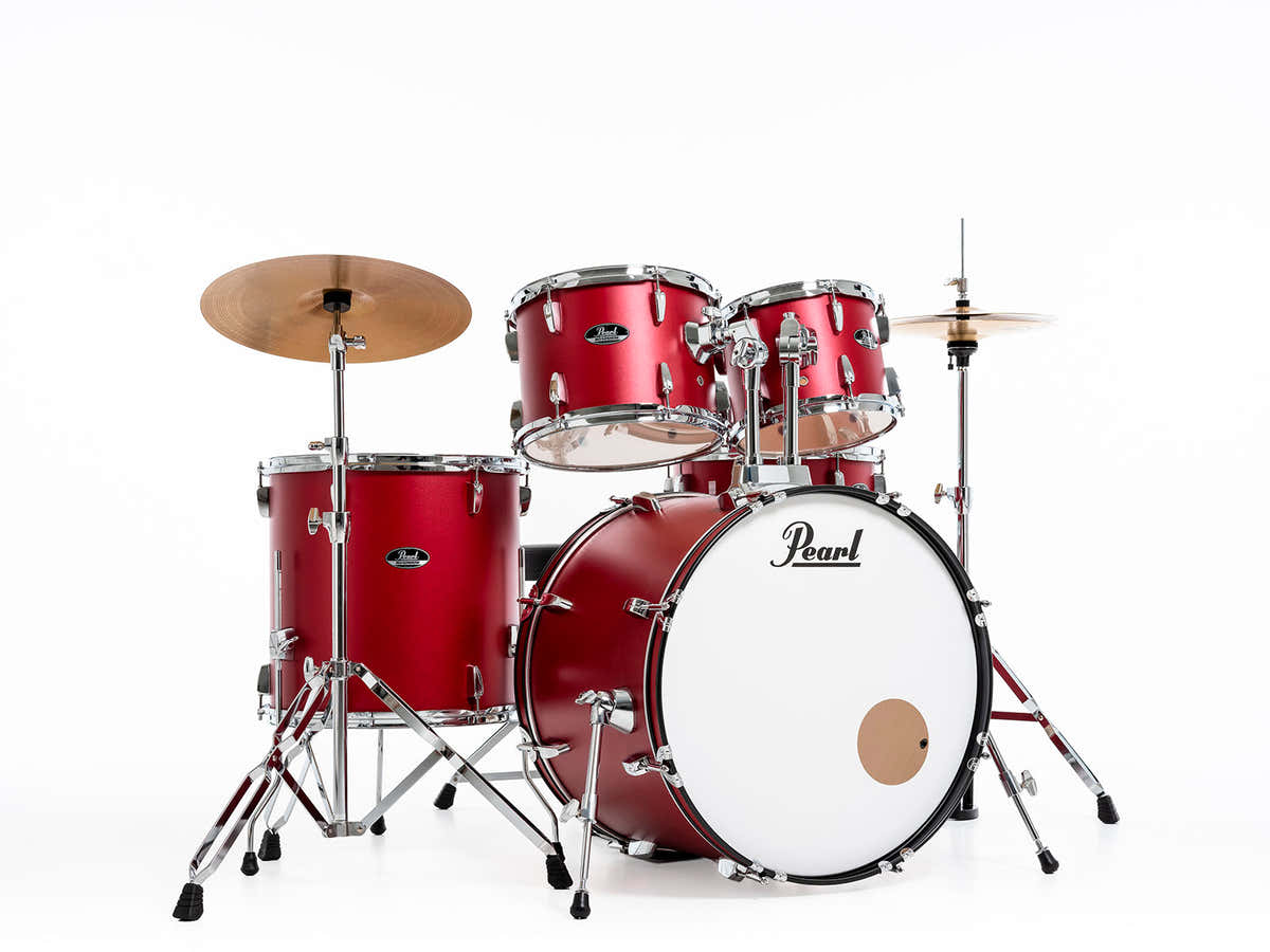 RSS525SCC-747 - Roadshow 5F rock 22" + Sabian Solar 2 cymbales Matte Red
