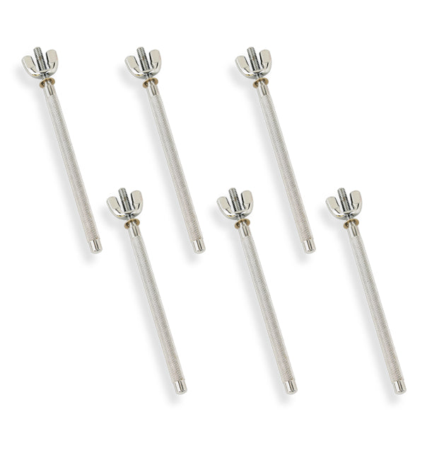 Latin Percussion LP765 Tiges 3/8" Avec Vis Papillon Pour LP760A 6 Pieces