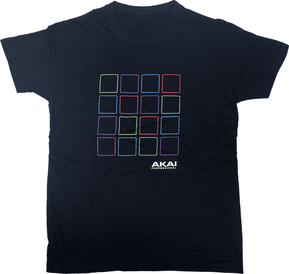 "M" T-Shirt Akai Mpc Noir 180G