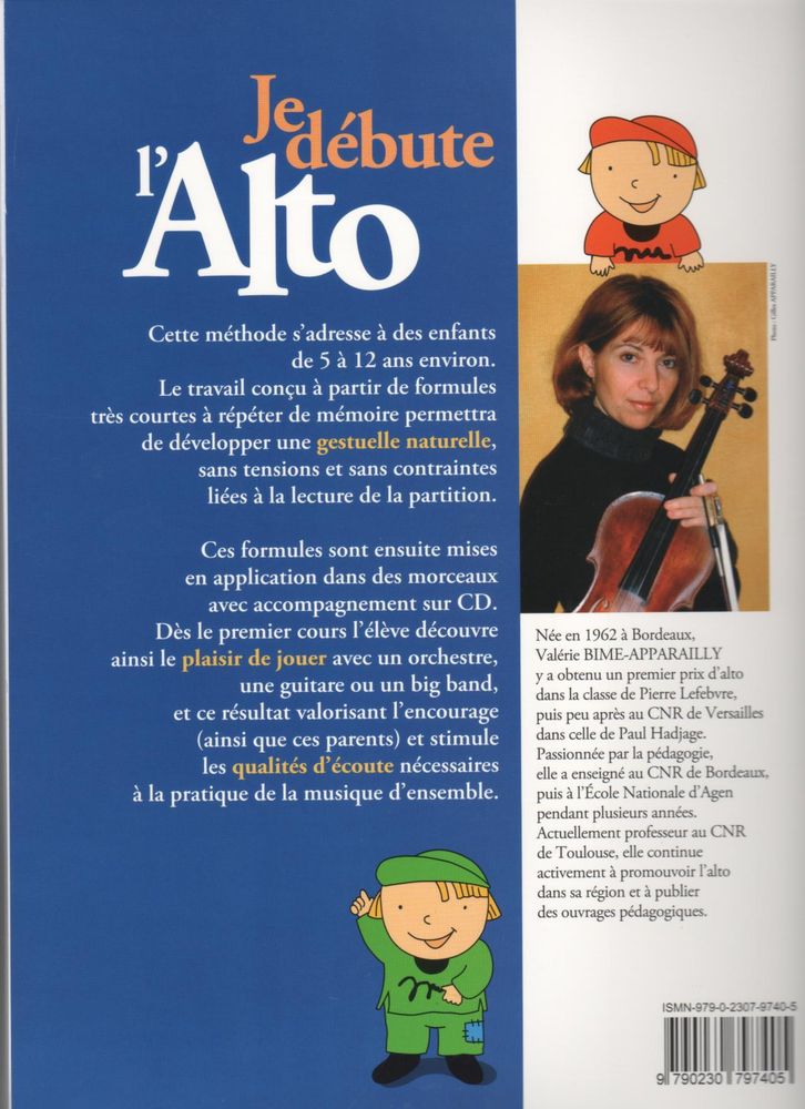 Je Débute L'Alto Vol.1 - Bime-Apparailly