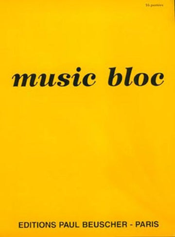 Bloc Notes 16 Portées