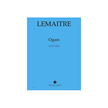 Lemaitre - Ogam - Marimba Et 3 Flûtes À Bec (Ténor Basse Et Contrebasse)