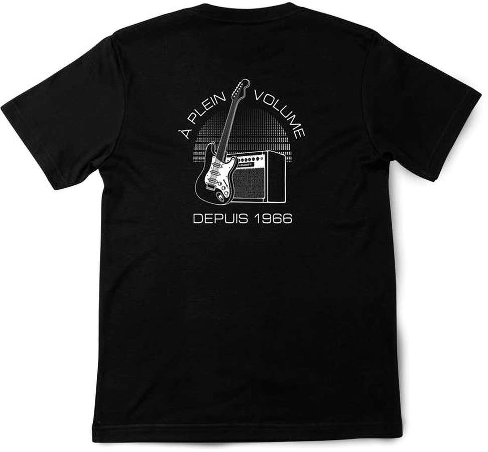 T-shirt Noir Logo Classic Blanc XL