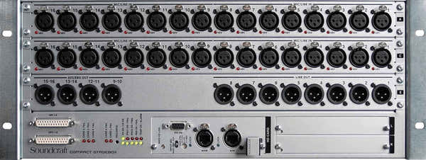 Soundcraft Rack De Scne Compact 32in/16 Out Analog CAT5