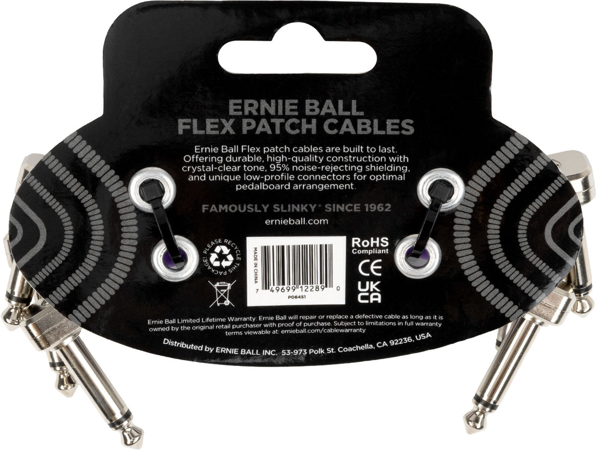 Cable Patch Flex 7,5Cm - Pack 3 Violet