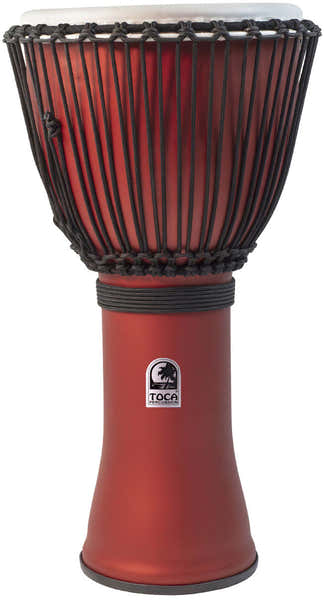 Toca Djembe Freestyle 10" Accord Par Corde Rouge Mat SFDJ-10RR