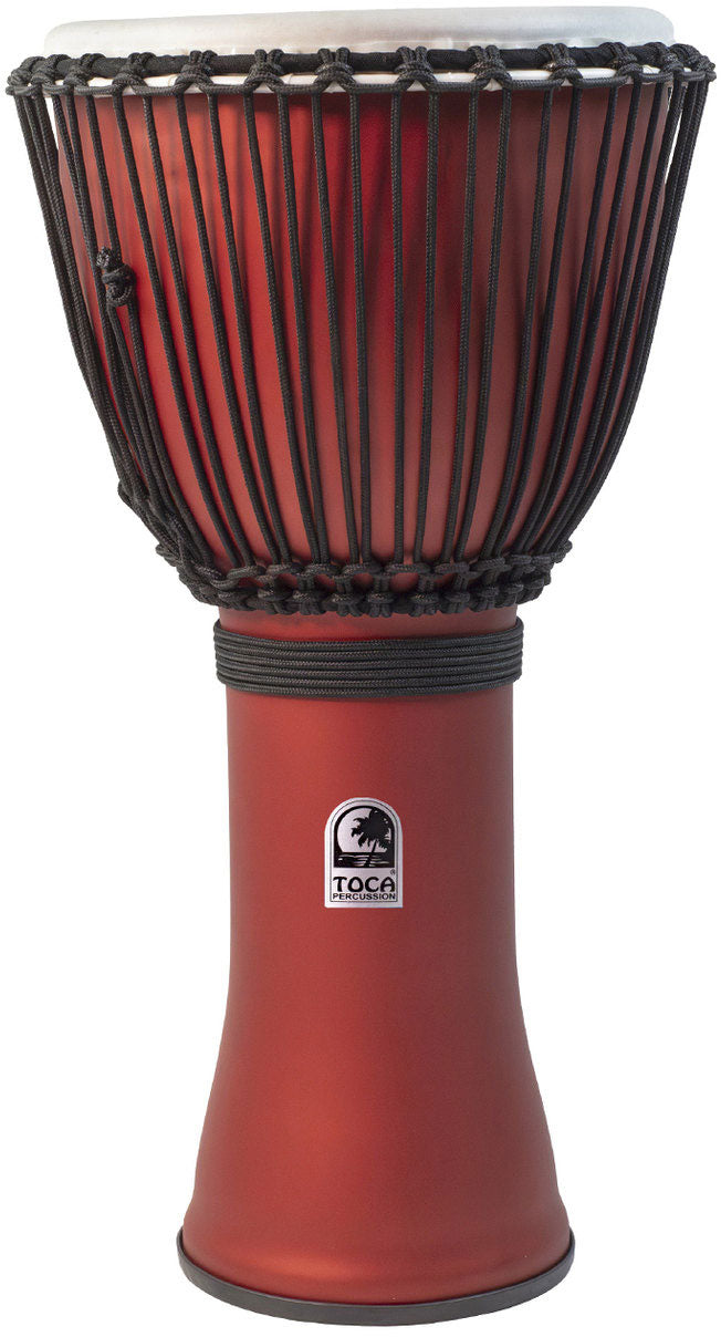 Djembe Freestyle 10" Accord Par Corde Rouge Mat SFDJ-10RR