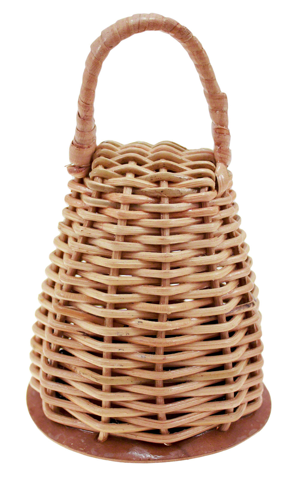 Caxixi Moyen Osier Fond Calebasse 14CM