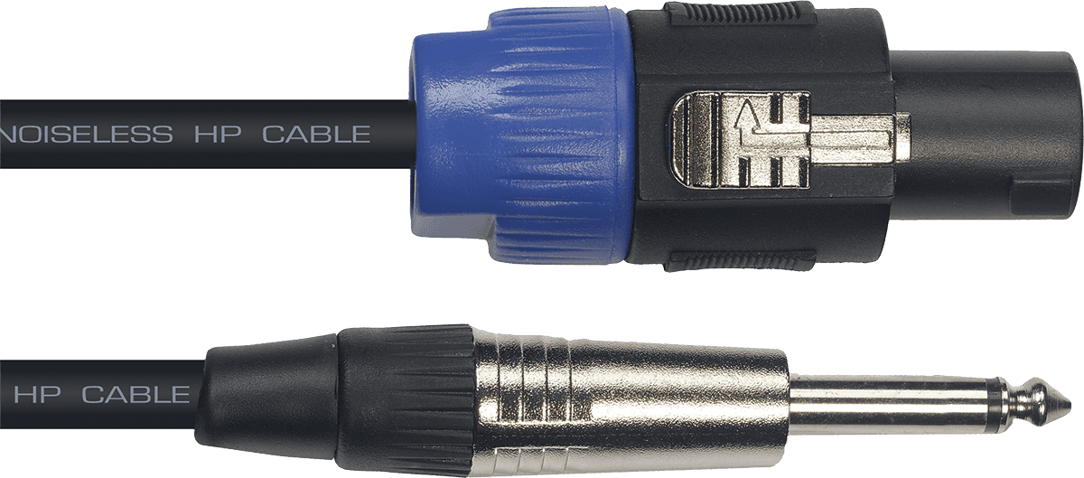 Cordon HP Speakon Jack Mono 9 M