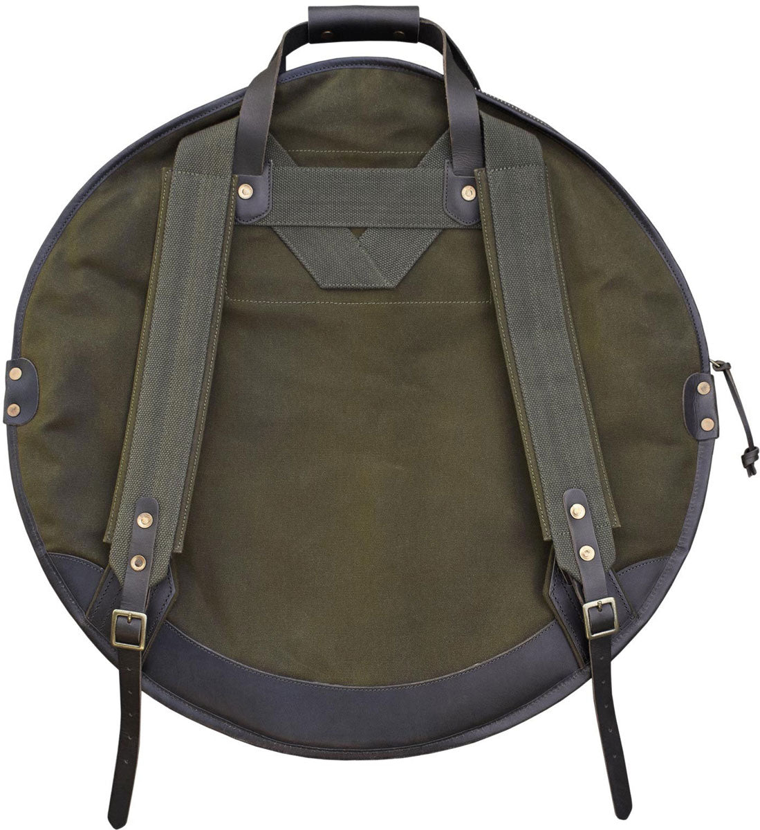 Sac Cymbales 22" Sac à Dos - Vert/Marron Foncé