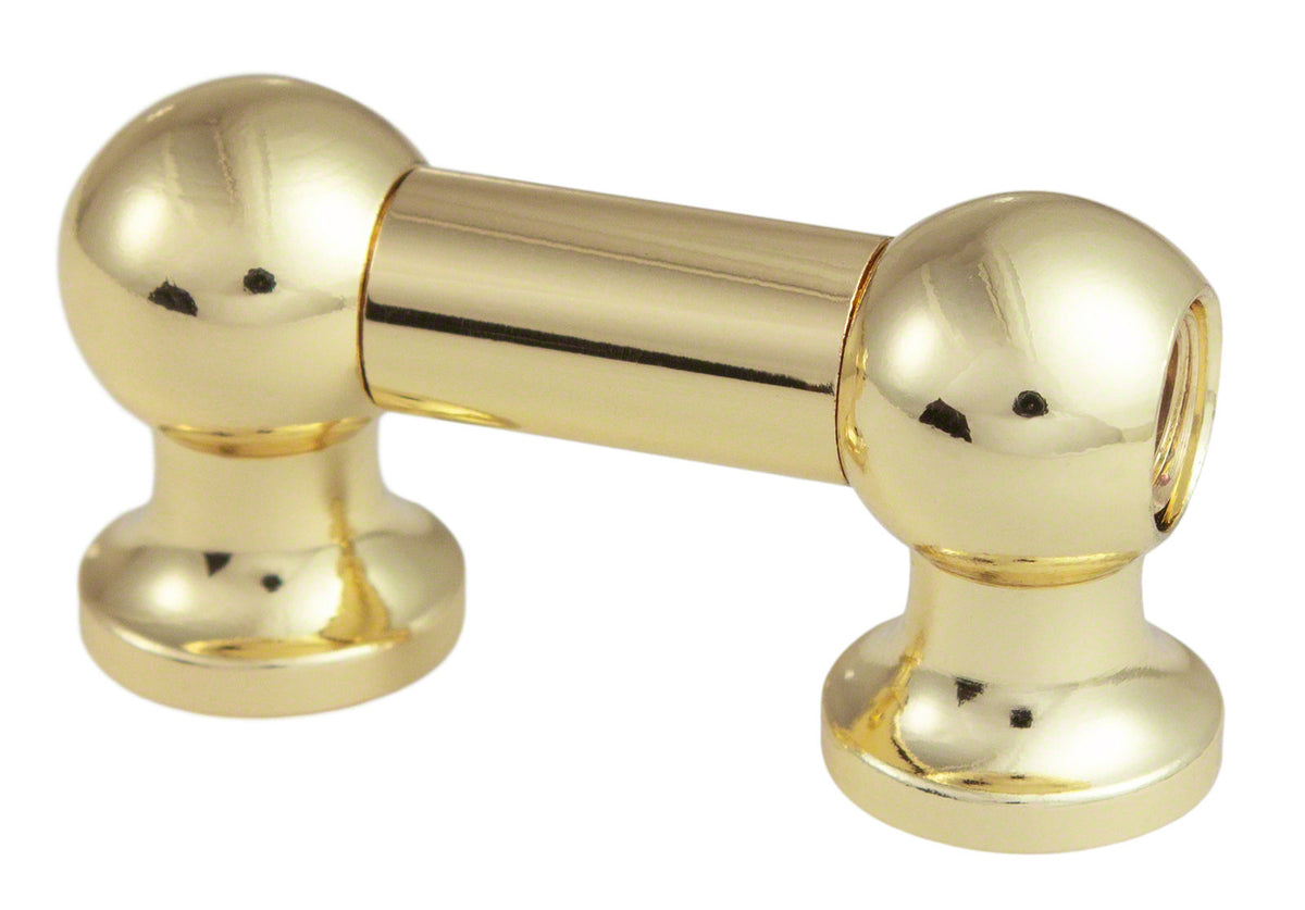 TL12S25-BR Coquille Tube 25mm Dorée Mono Tirant (X1)