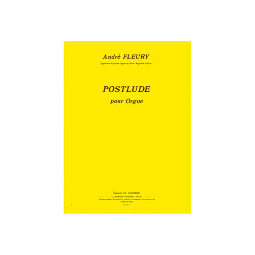 Fleury - Postlude - Orgue