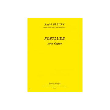 Fleury - Postlude - Orgue