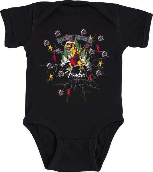 Fender "3-6M" Body Bébé Dinosaure de Noël 2025