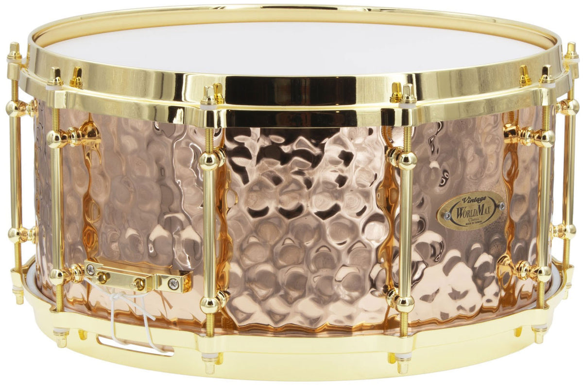 BZH-6514DHBR - Caisse Claire 14" x 6.5" - Fût Bronze Martelé - Cercle Moulé