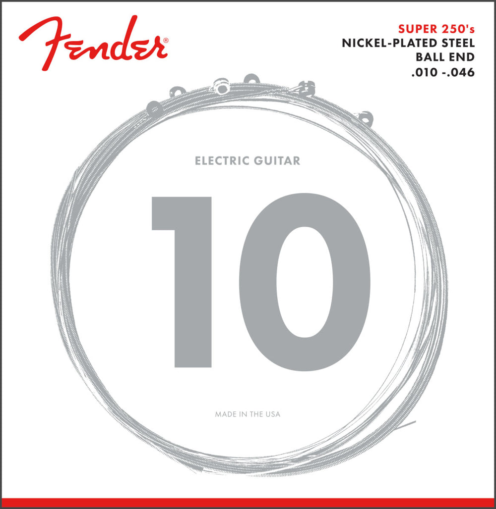 Fender Super 250 Nickel Plated Steel 10-46