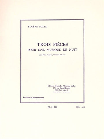 3 Pièces Pour Une Musique De Nuit