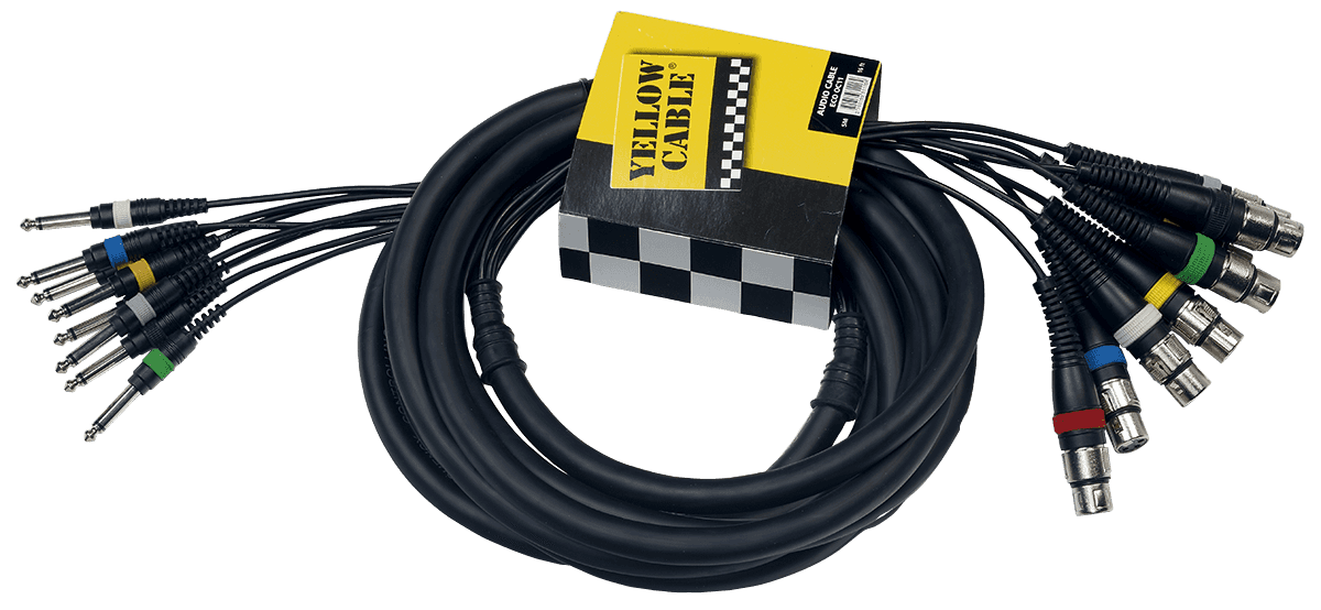 Octopaire 8 Jacks Mono 8XLR Fem. 5 M