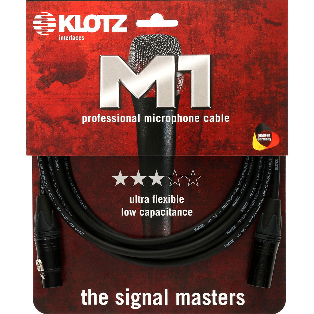 Cable Micro XLR 3 M Male Femelle Neutrik