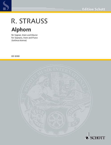 Strauss Richard - Alphorn O. Op. Av 29 - Soprano Horn In Eb And Piano