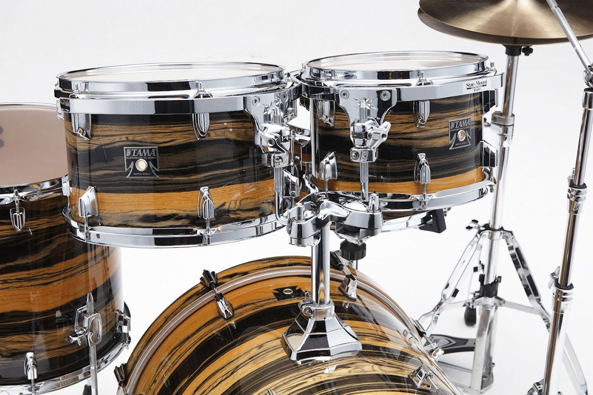 Superstar Classic Fusion 20 Natural Ebony Tiger Wrap + Hadware