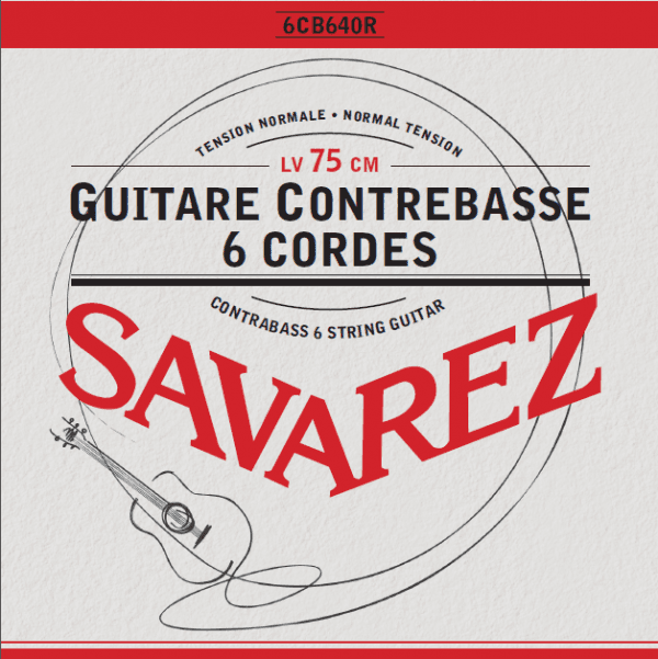 6CB640R Guitare Classique Basse - Octave Inferieure
