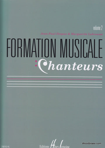 Labrousse M./despax J.P. - Formation Musicale Chanteurs Vol. 2