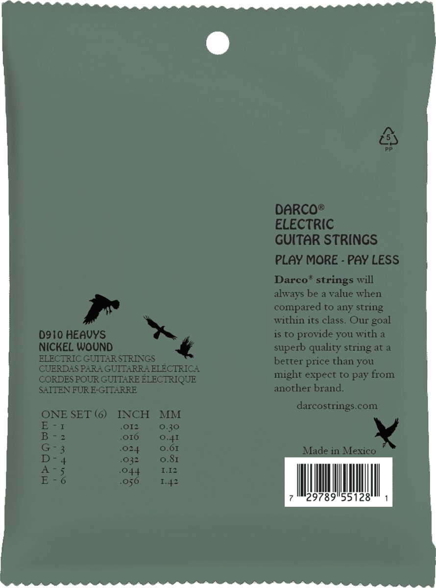 Nickel Wound Jeux D910 Heavy 12-56