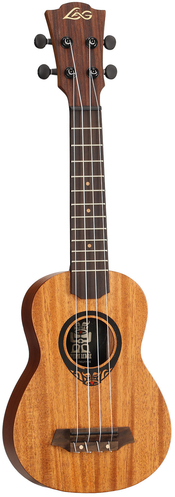 Lâg Tiki Tku110S Ukulele Soprano Arched Back avec housse