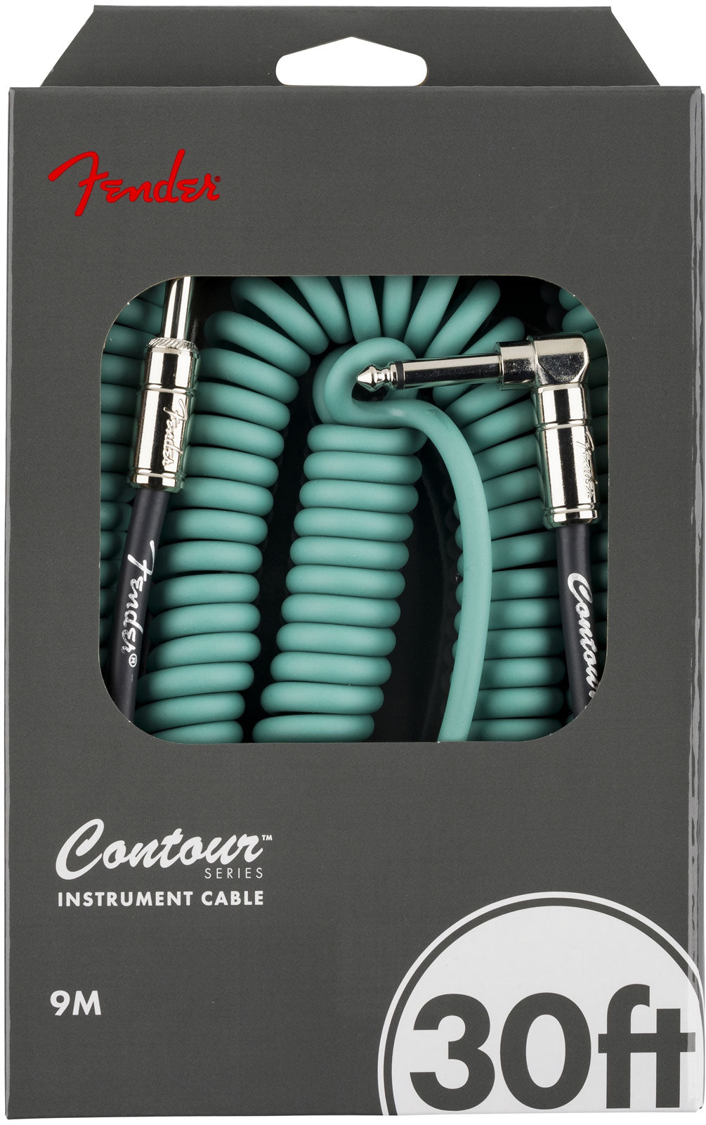 9m Contour Coiled Cable Sherwood Green