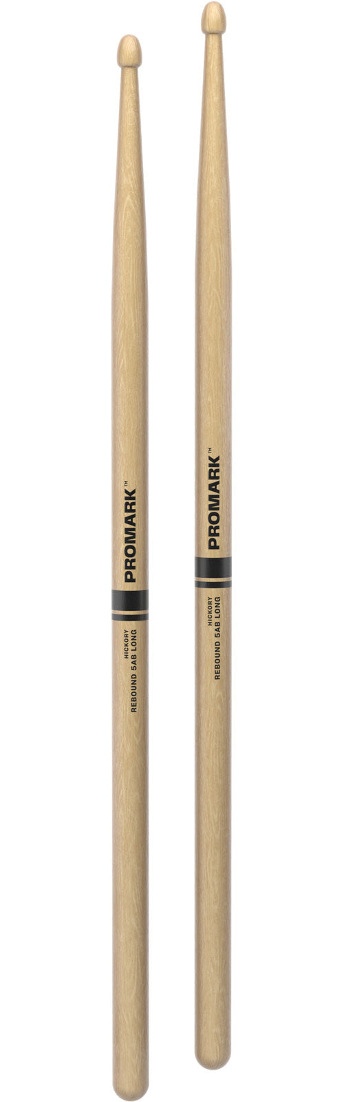 RBH580LAW - hickory Rebound 5AB Long olive en bois en forme de gland