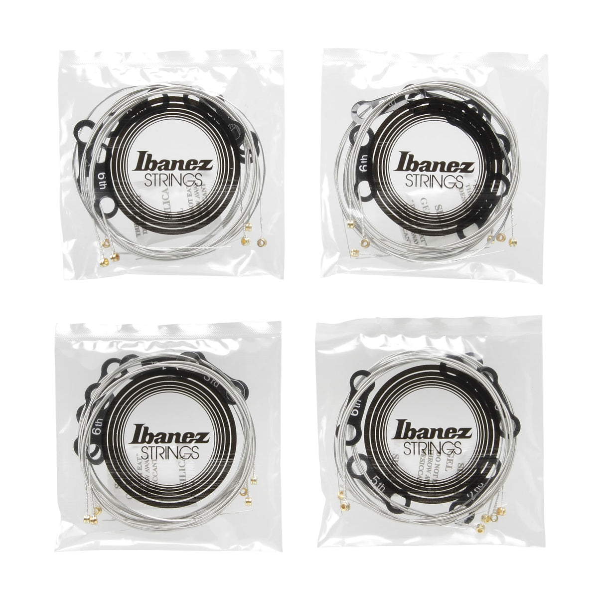 PIEGS6 Nickel Wound Super Light 9-42 Pack de 4