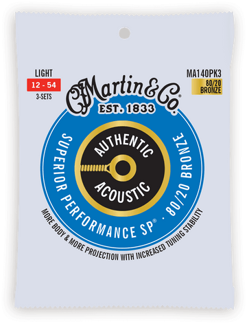 MA140PK3 Authentic 80/20 Light 12-54 Pack de 3