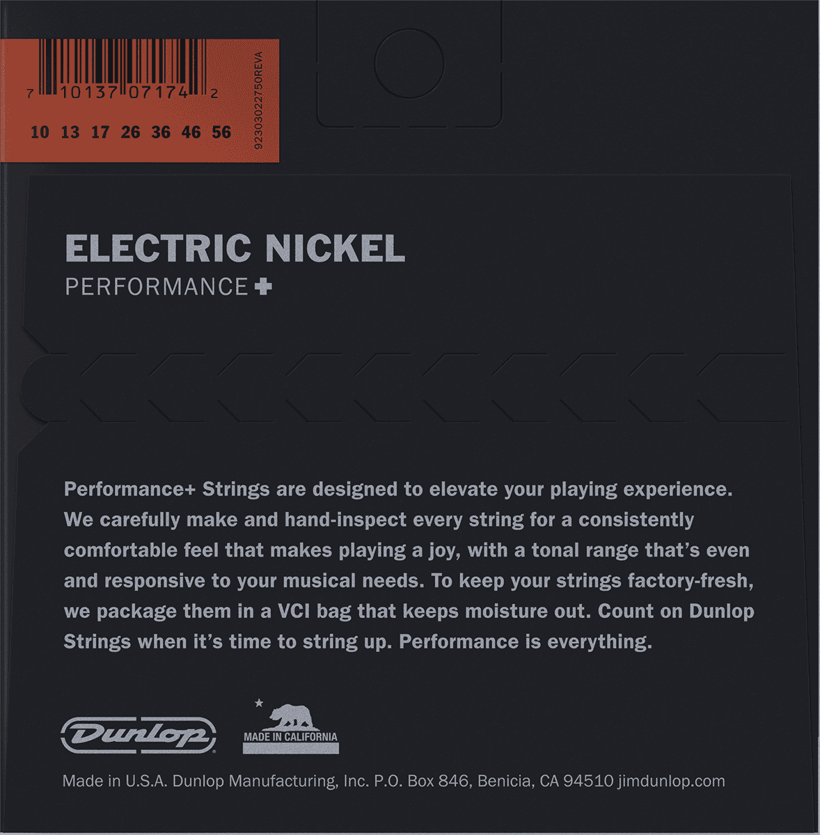 Nickel Plated Steel Light 7 Cordes 10-56