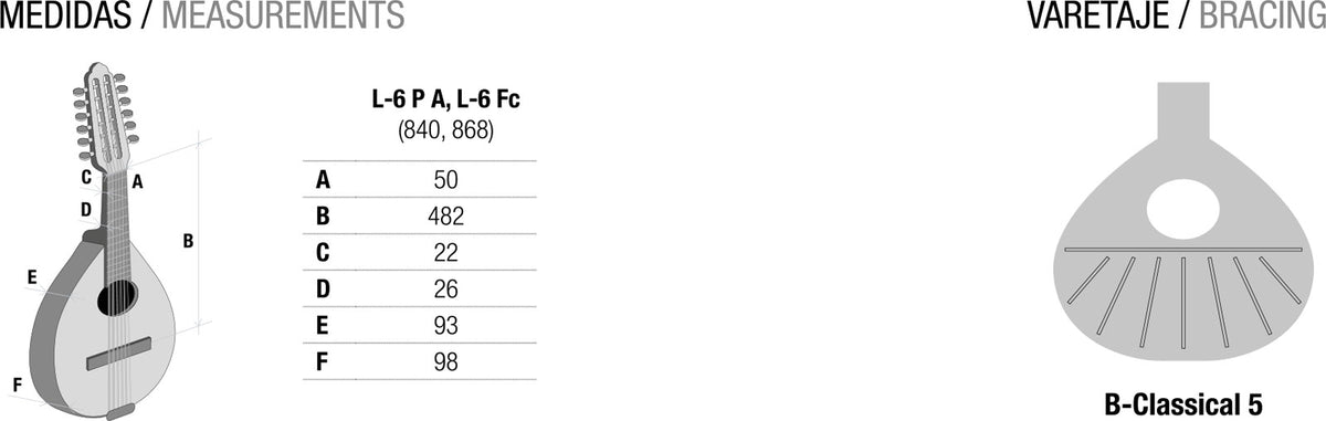 Conservatoire L-6Fc Lutes + 9534 Housse