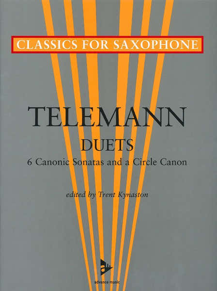 Telemann G. Ph./kynaston T. - Six Sonatas And A Circle Canon - Saxophones