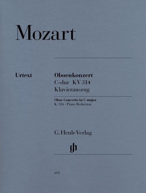 Mozart W.a. - Concerto For Oboe And Orchestra C Major K. 314