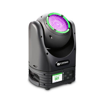 Movo Beam Z 100 - Projecteur Asservi Avec Couronne De Led Rotation Illimite Et