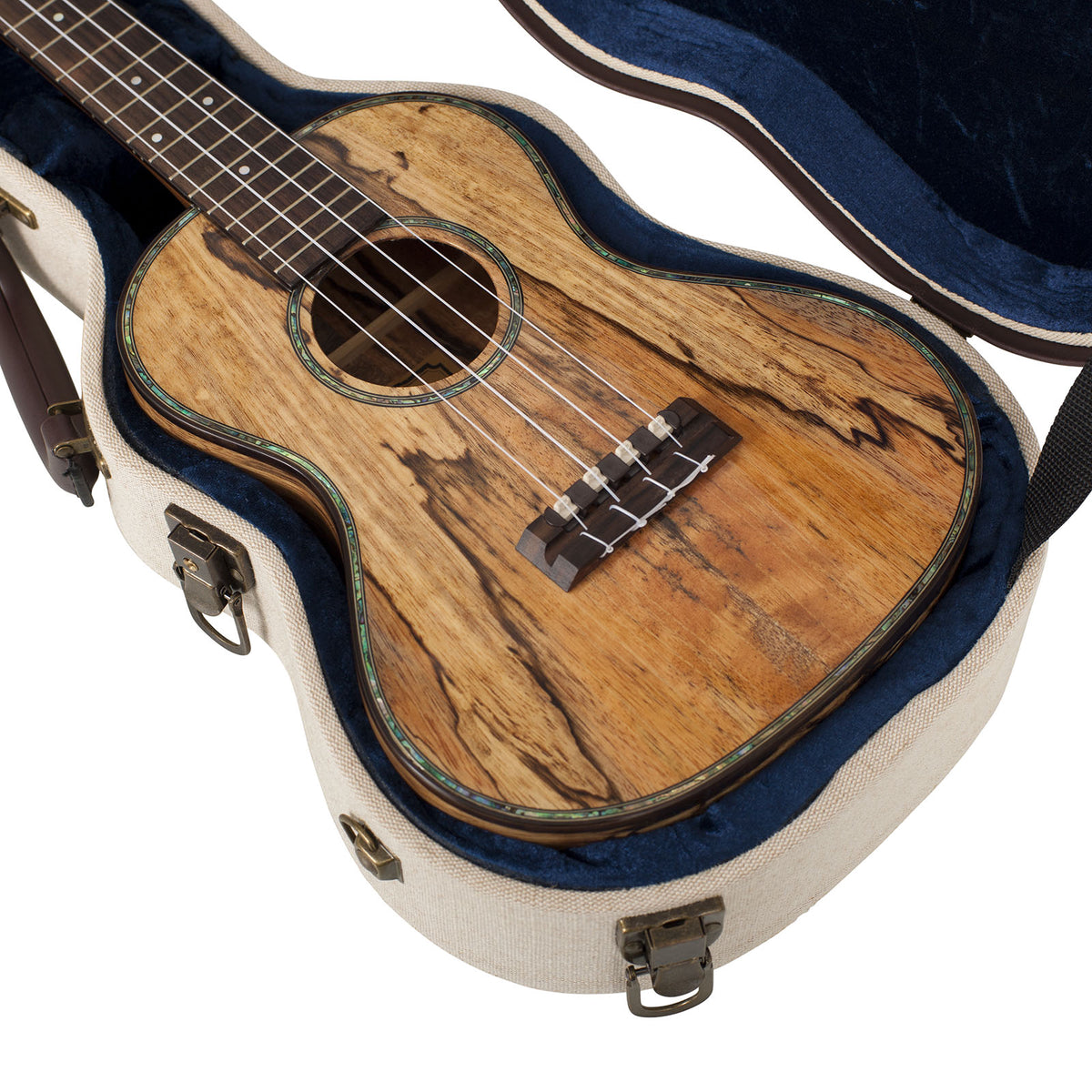 Étui Ukulélé Ténor Beige en Bois Deluxe - GW